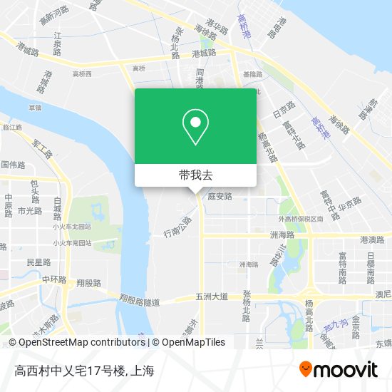 高西村中乂宅17号楼地图