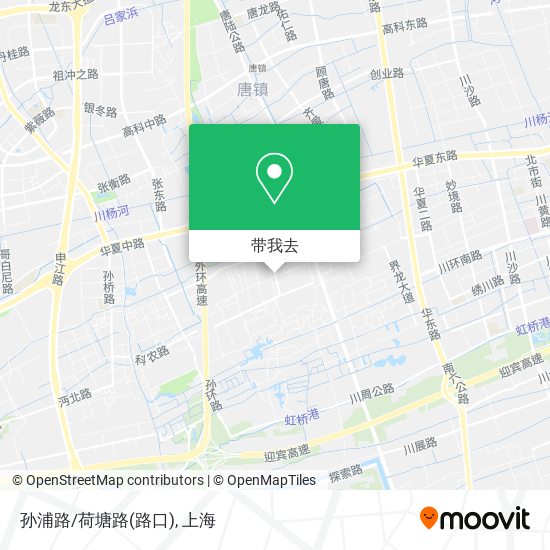 孙浦路/荷塘路(路口)地图