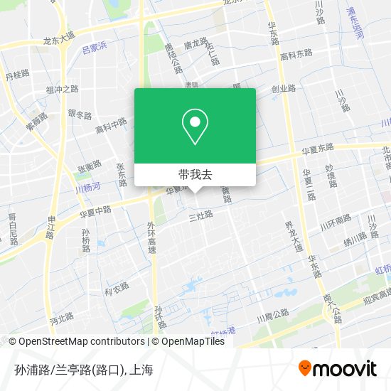 孙浦路/兰亭路(路口)地图