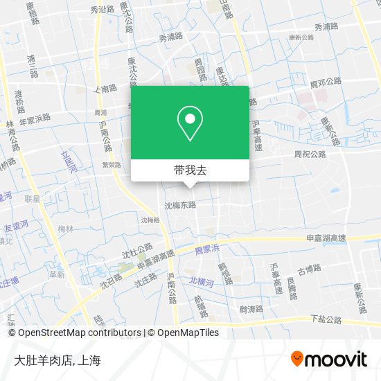 大肚羊肉店地图