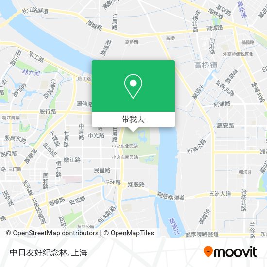 中日友好纪念林地图