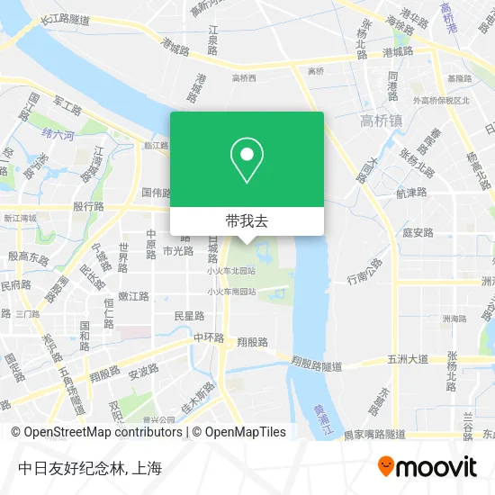 中日友好纪念林地图