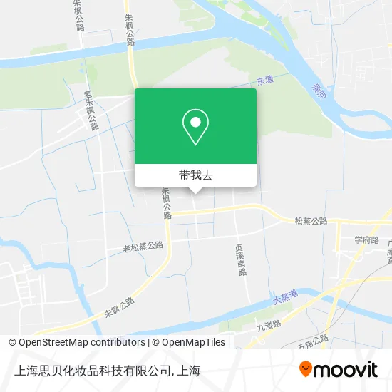 上海思贝化妆品科技有限公司地图