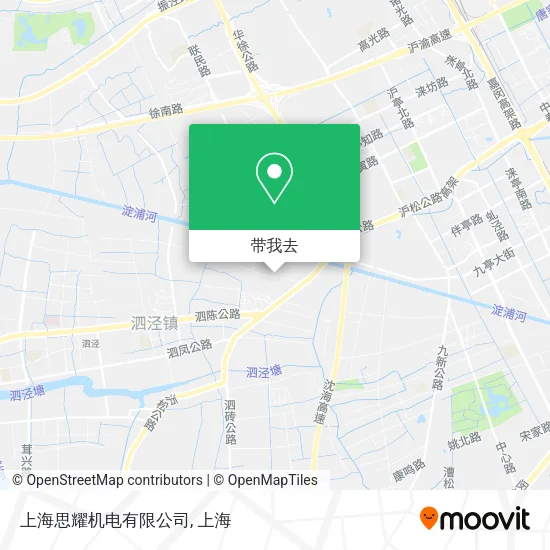 上海思耀机电有限公司地图