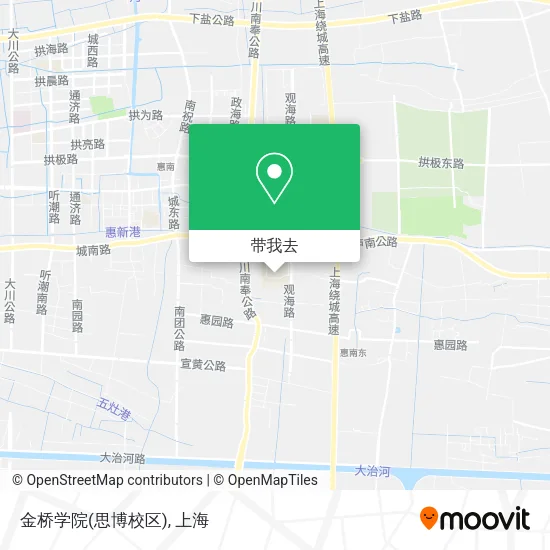 金桥学院(思博校区)地图
