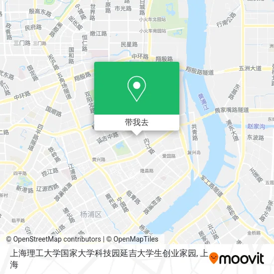 上海理工大学国家大学科技园延吉大学生创业家园地图