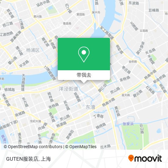 GUTEN服装店地图