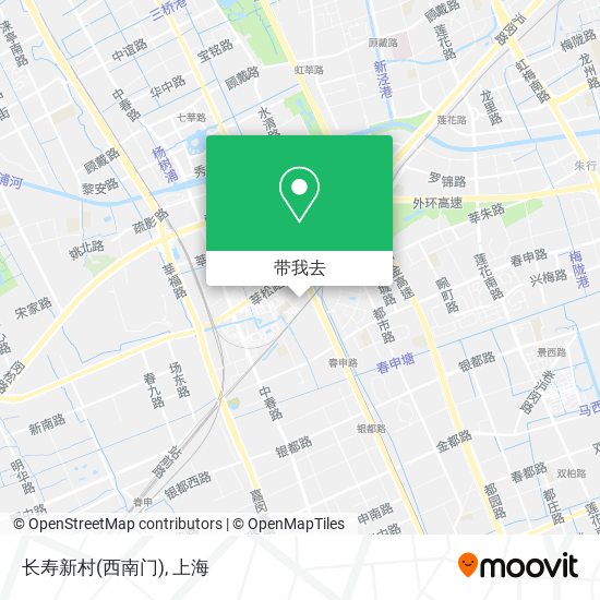 长寿新村(西南门)地图