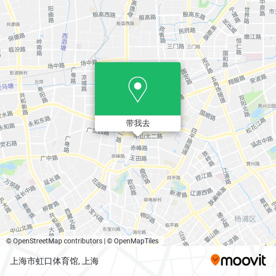 上海市虹口体育馆地图