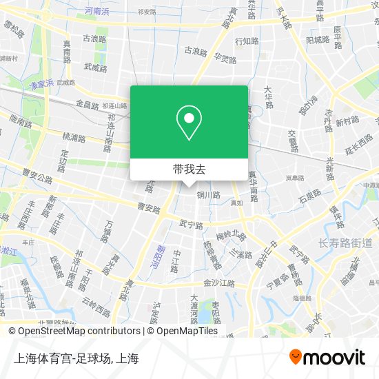 上海体育宫-足球场地图