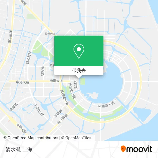 滴水湖地图