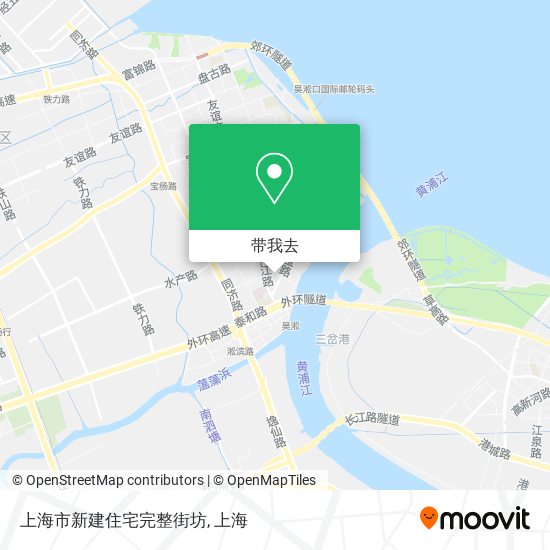上海市新建住宅完整街坊地图