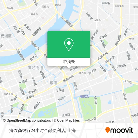 上海农商银行24小时金融便利店地图