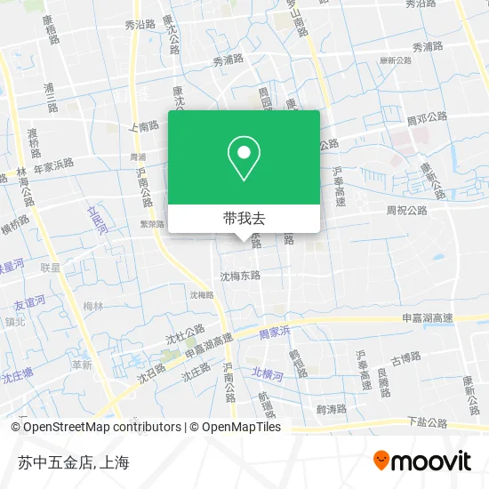 苏中五金店地图