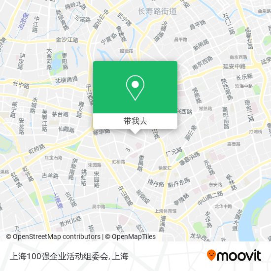 上海100强企业活动组委会地图
