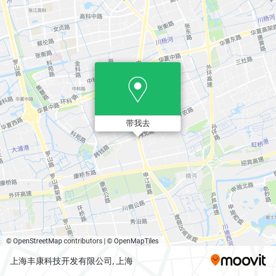 上海丰康科技开发有限公司地图