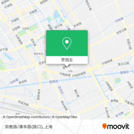 崇教路/康丰路(路口)地图