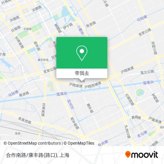 合作南路/康丰路(路口)地图