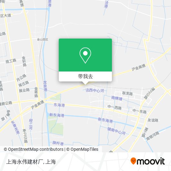 上海永伟建材厂地图