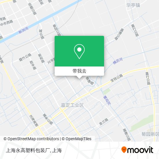 上海永高塑料包装厂地图
