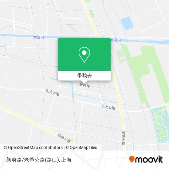新府路/老芦公路(路口)地图