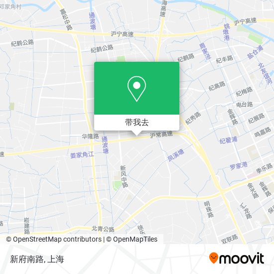 新府南路地图
