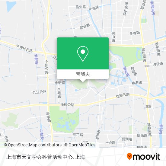上海市天文学会科普活动中心地图