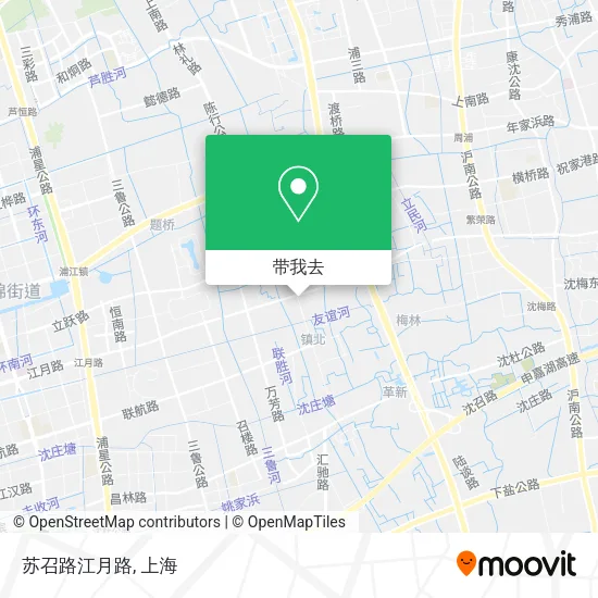 苏召路江月路地图