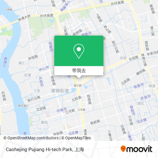 Caohejing Pujiang Hi-tech Park地图