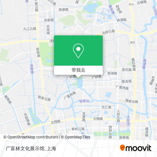 广富林文化展示馆地图