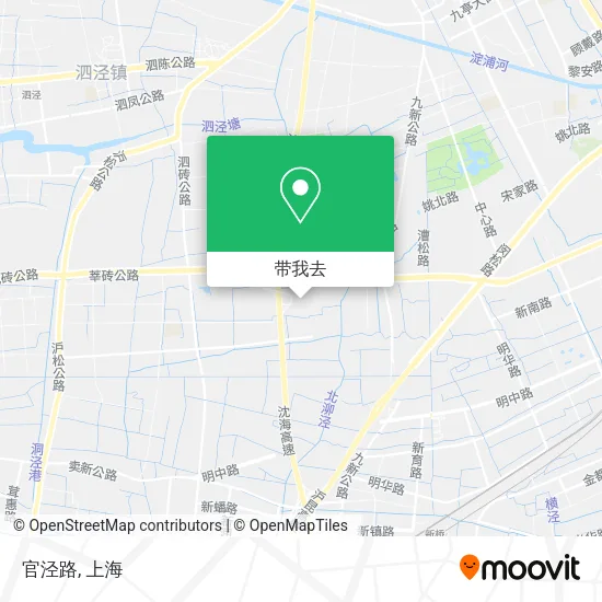 官泾路地图