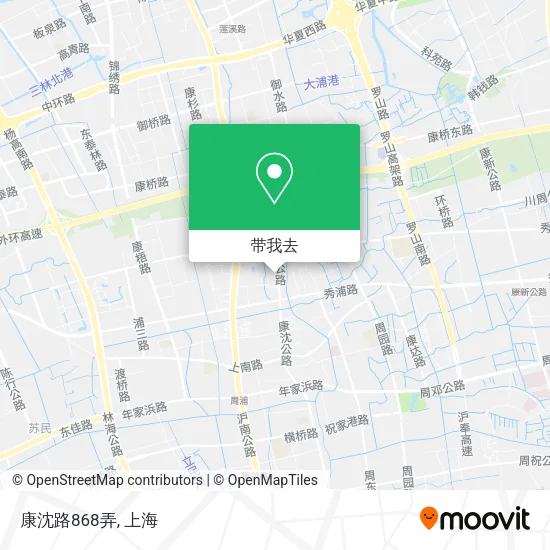 康沈路868弄地图