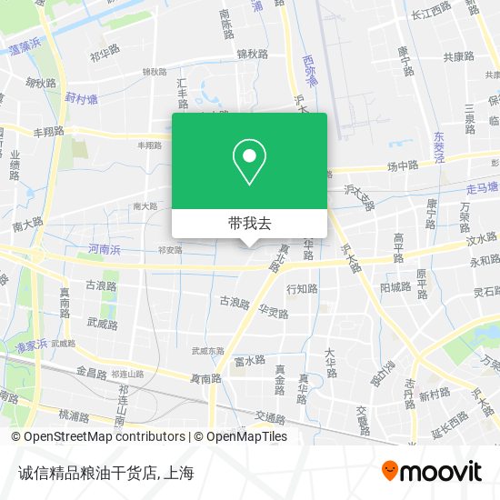 诚信精品粮油干货店地图