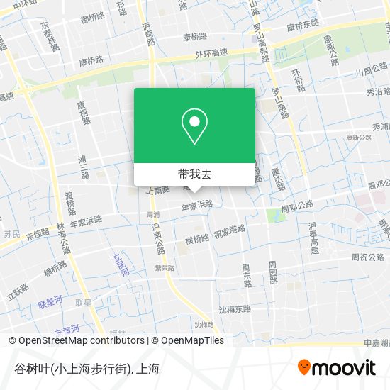 谷树叶(小上海步行街)地图