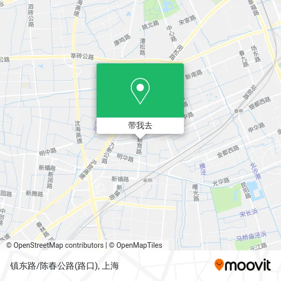 镇东路/陈春公路(路口)地图