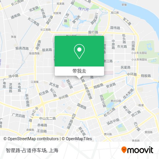 智星路-占道停车场地图