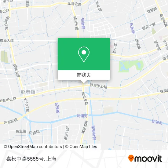嘉松中路5555号地图