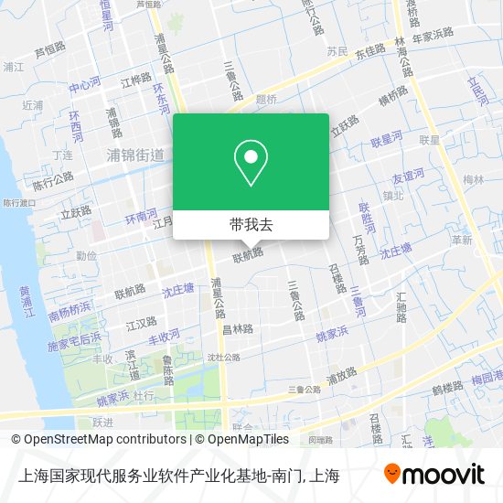上海国家现代服务业软件产业化基地-南门地图