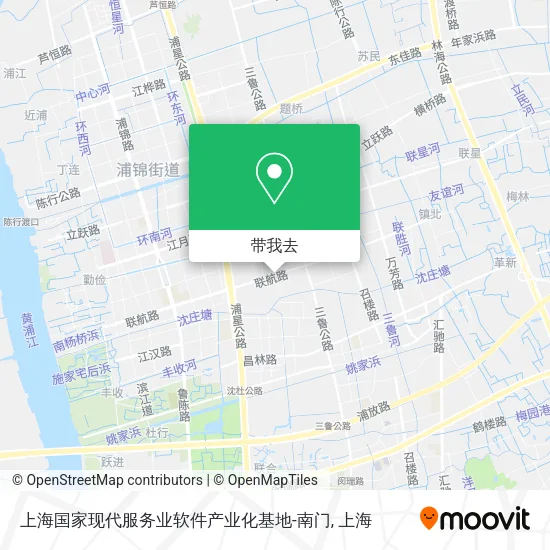 上海国家现代服务业软件产业化基地-南门地图