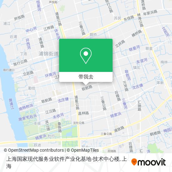 上海国家现代服务业软件产业化基地-技术中心楼地图