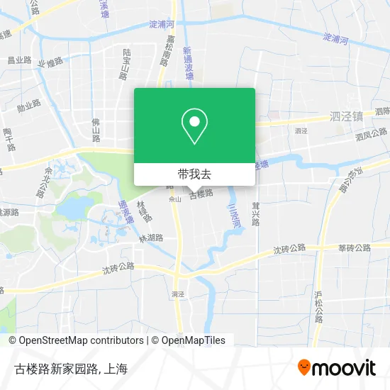 古楼路新家园路地图