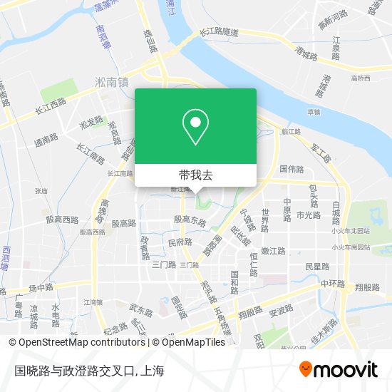 国晓路与政澄路交叉口地图