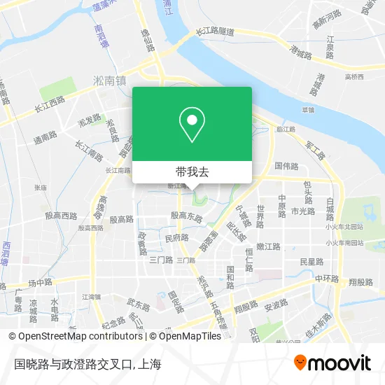 国晓路与政澄路交叉口地图