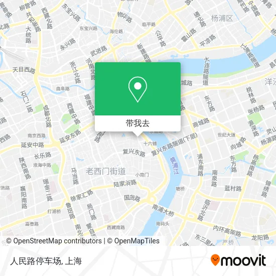 人民路停车场地图