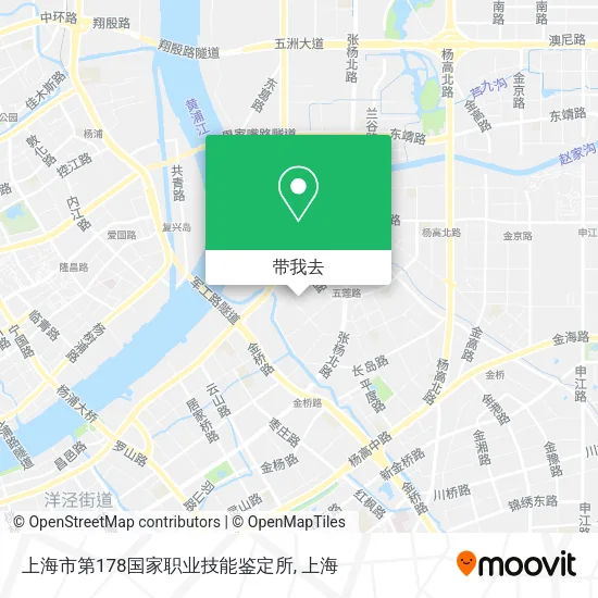 上海市第178国家职业技能鉴定所地图