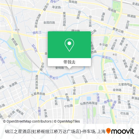 锦江之星酒店(虹桥枢纽江桥万达广场店)-停车场地图