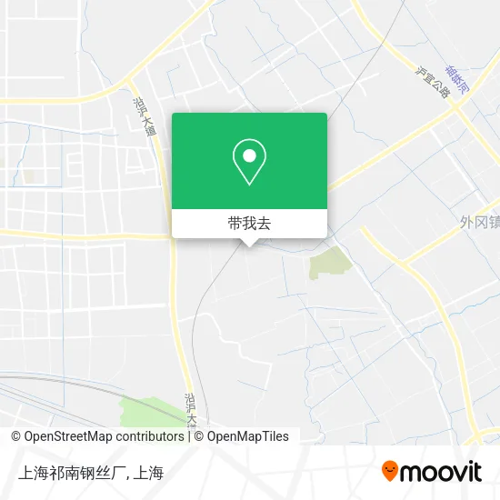 上海祁南钢丝厂地图
