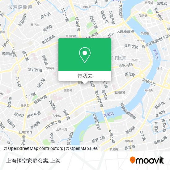 上海悟空家庭公寓地图