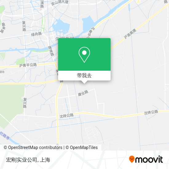 宏刚实业公司地图