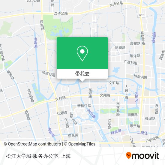 松江大学城-服务办公室地图